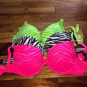 Set of 3 VS Pink Bras